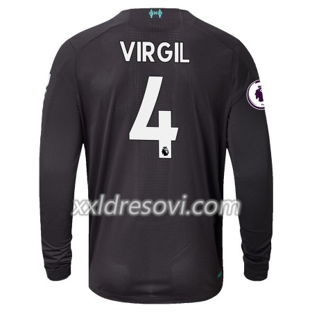 Liverpool Virgil Van Dijk 4 Treći Nogometni Dres 2019-2020 Dugim Rukavima